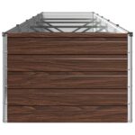 vidaXL Vyvýšený záhon Čierna 400 x 80 x 55 cm studené valcovaná oceľ – Obrázok 4