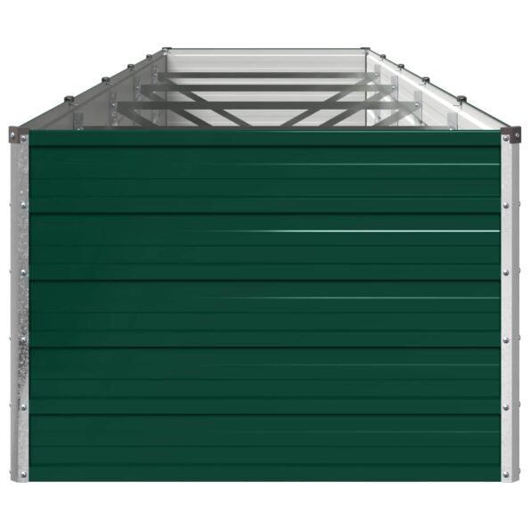 vidaXL Vyvýšený záhon Zelená 400 x 80 x 55 cm studené valcované oceľ – Obrázok 4