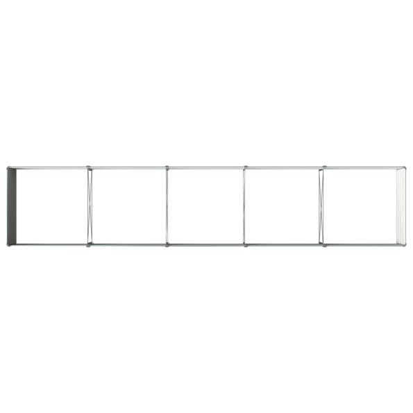 vidaXL Vyvýšený záhon Zelená 400 x 80 x 55 cm studené valcované oceľ – Obrázok 5