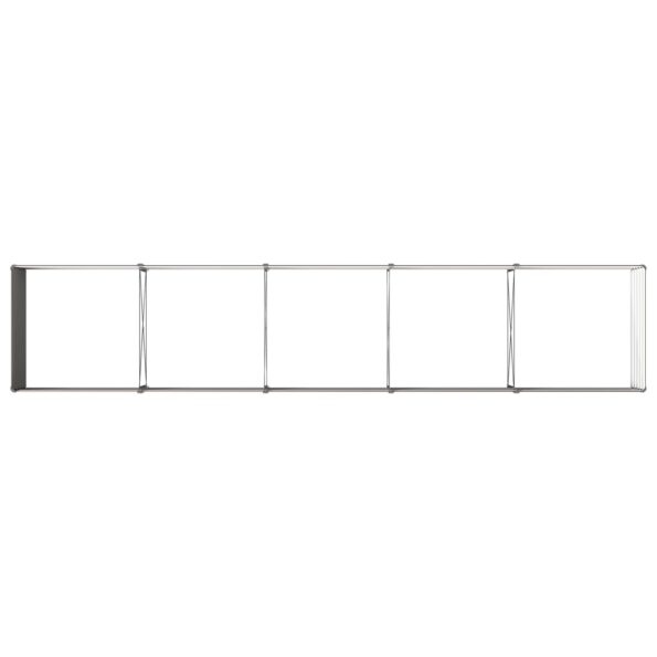 vidaXL Vyvýšený záhon Hnedá 400 x 80 x 55 cm studené valcovaná oceľ – Obrázok 5