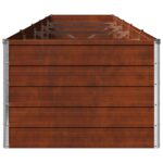 vidaXL Vyvýšený záhon Hrdzavý 400 x 80 x 55 cm corton – Obrázok 5