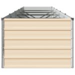vidaXL Vyvýšený záhon Slonovinová 400 x 80 x 55 cm – Obrázok 4