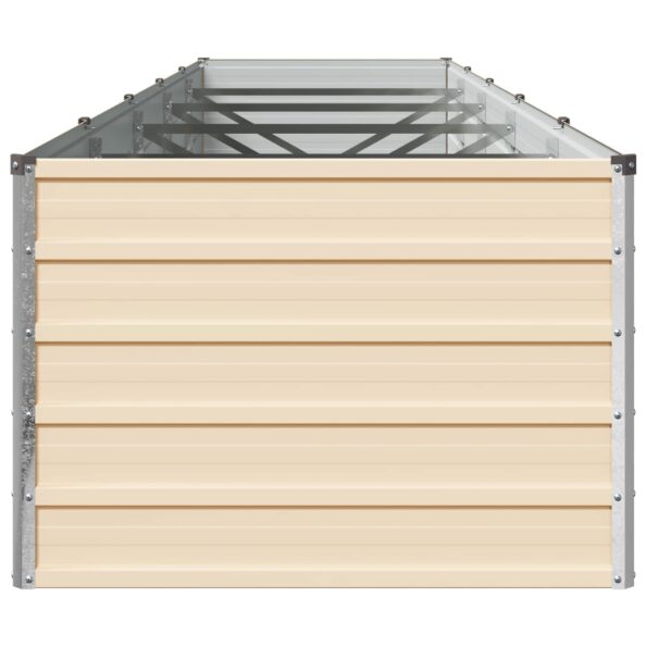 vidaXL Vyvýšený záhon Slonovinová 400 x 80 x 55 cm – Obrázok 4