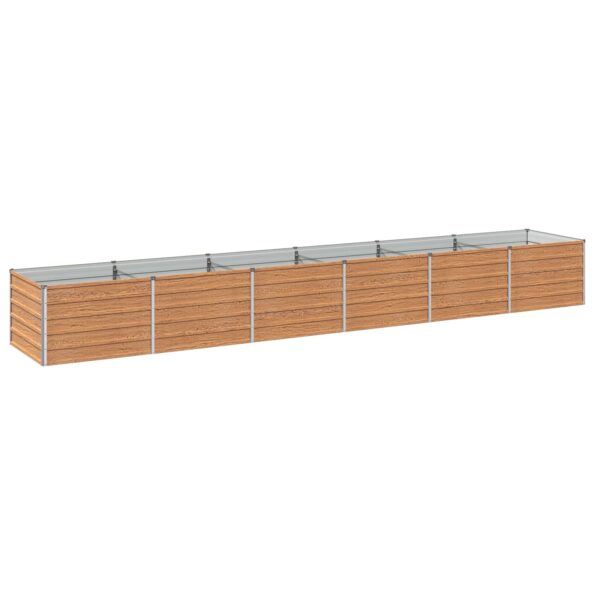 vidaXL Vyvýšený záhon Drevo hnedé 480 x 80 x 55 cm – Obrázok 2