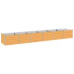 vidaXL Vyvýšený záhon Prírodná 480 x 80 x 55 cm studené valcovaná oceľ – Obrázok 2