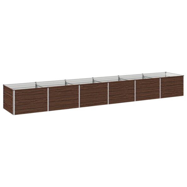 vidaXL Vyvýšený záhon Čierna 480 x 80 x 55 cm studené valcovaná oceľ – Obrázok 2