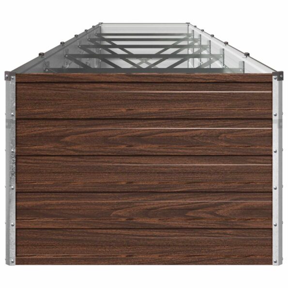 vidaXL Vyvýšený záhon Čierna 480 x 80 x 55 cm studené valcovaná oceľ – Obrázok 4