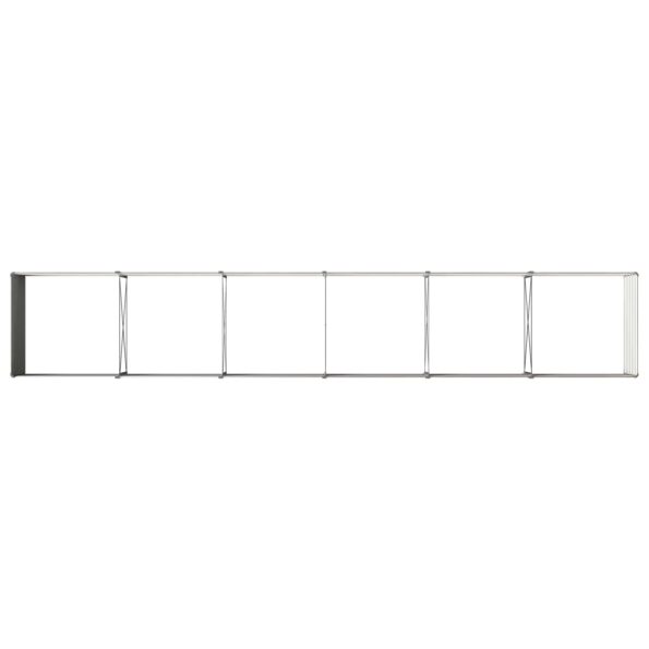vidaXL Vyvýšený záhon Čierna 480 x 80 x 55 cm studené valcovaná oceľ – Obrázok 5
