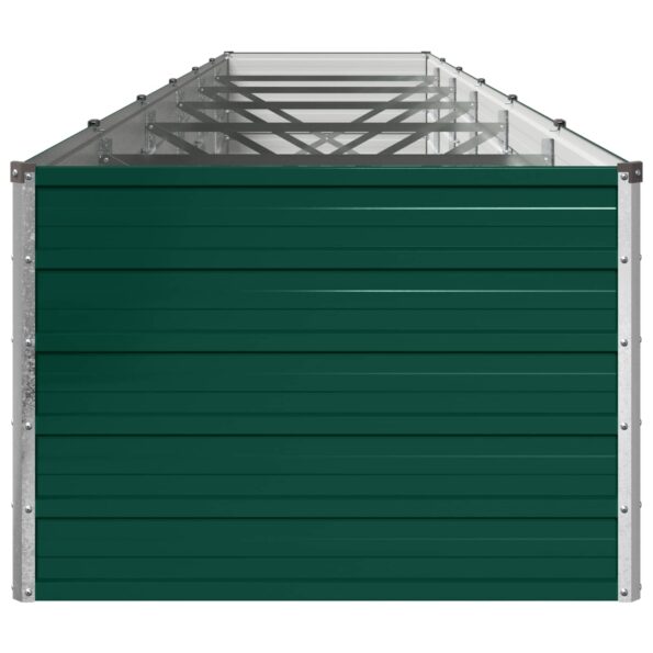 vidaXL Vyvýšený záhon Zelená 480 x 80 x 55 cm studené valcované oceľ – Obrázok 3