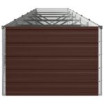 vidaXL Vyvýšený záhon Hnedá 480 x 80 x 55 cm studené valcovaná oceľ – Obrázok 4