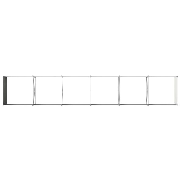 vidaXL Vyvýšený záhon Antracitová 480 x 80 x 55 cm – Obrázok 5