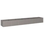 vidaXL Vyvýšený záhon Hrdzavý 480 x 80 x 55 cm corton – Obrázok 3