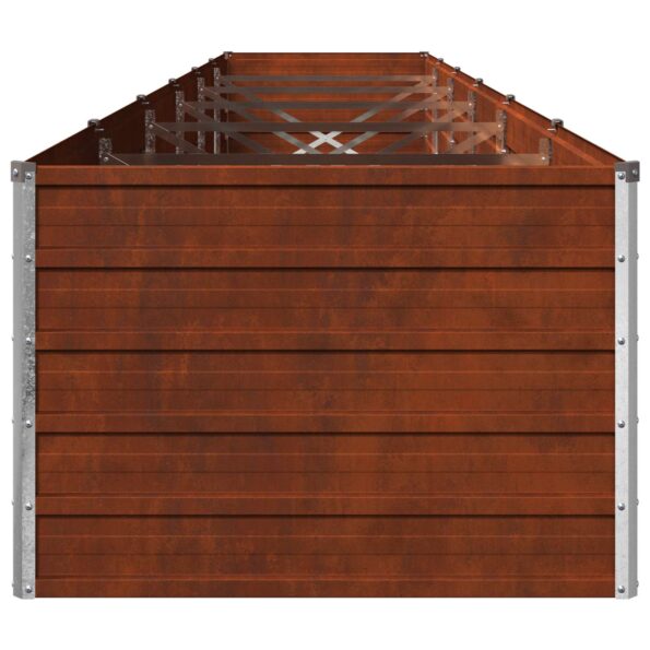 vidaXL Vyvýšený záhon Hrdzavý 480 x 80 x 55 cm corton – Obrázok 5