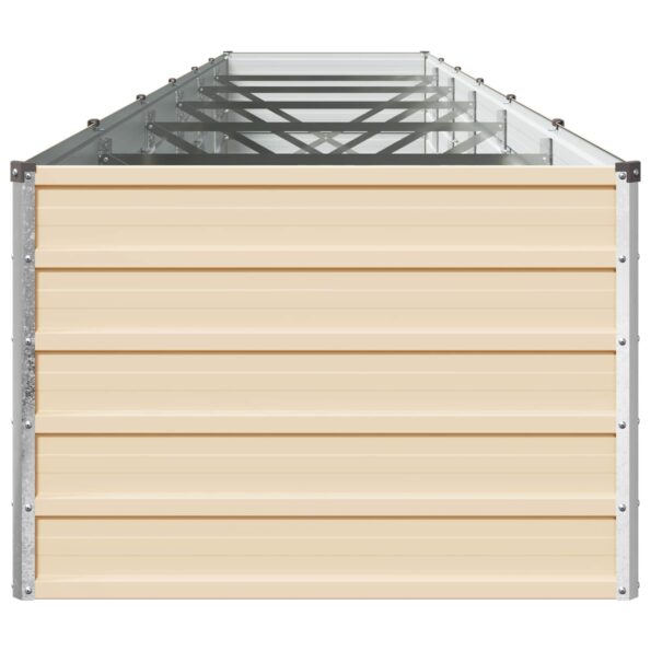 vidaXL Vyvýšený záhon Slonovinová 480 x 80 x 55 cm – Obrázok 4
