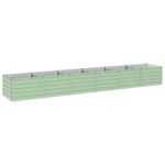 vidaXL Vyvýšený záhon Pastelovo zelená 480 x 80 x 55 cm – Obrázok 2