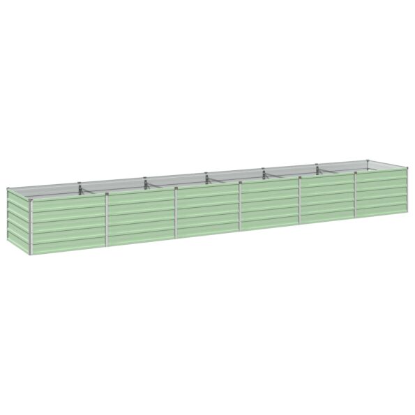 vidaXL Vyvýšený záhon Pastelovo zelená 480 x 80 x 55 cm – Obrázok 2