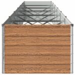 vidaXL Vyvýšený záhon Drevo hnedé 600 x 80 x 55 cm – Obrázok 3