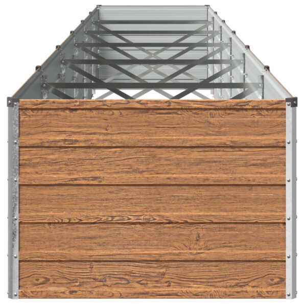 vidaXL Vyvýšený záhon Drevo hnedé 600 x 80 x 55 cm – Obrázok 3