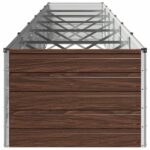vidaXL Vyvýšený záhon Čierna 600 x 80 x 55 cm studené valcovaná oceľ – Obrázok 3