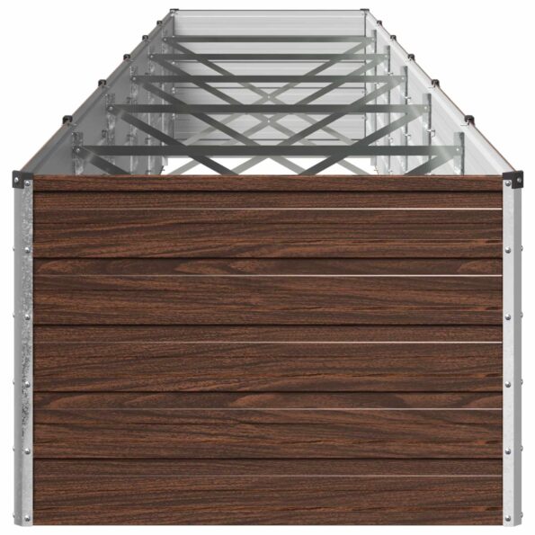 vidaXL Vyvýšený záhon Čierna 600 x 80 x 55 cm studené valcovaná oceľ – Obrázok 3