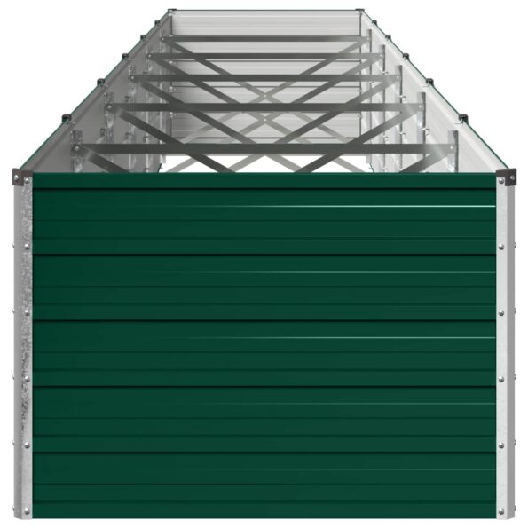 vidaXL Vyvýšený záhon Zelená 600 x 80 x 55 cm studené valcované oceľ – Obrázok 3