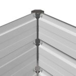 vidaXL Vyvýšený záhon Sivá 600 x 80 x 55 cm studené valcovaná oceľ – Obrázok 6