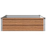 vidaXL Vyvýšený záhon Drevo hnedé 100 x 80 x 24 cm – Obrázok 4