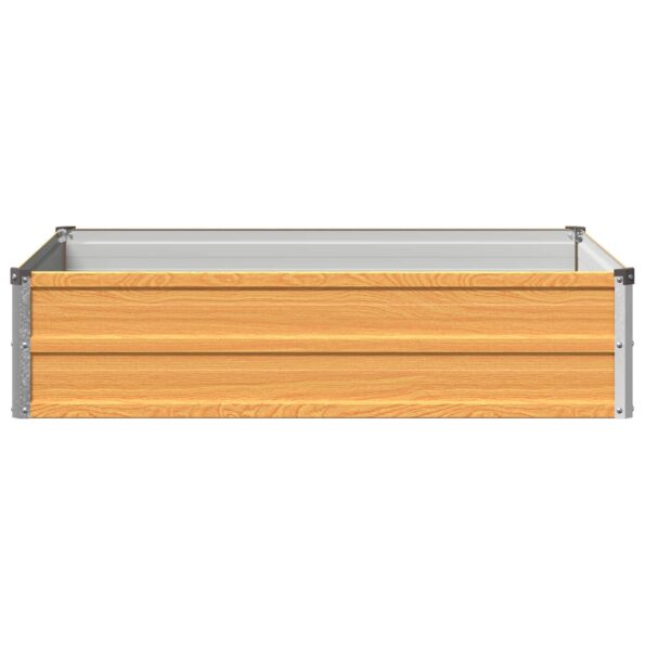 vidaXL Vyvýšený záhon Prírodná 100 x 80 x 24 cm studené valcovaná oceľ – Obrázok 3