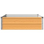 vidaXL Vyvýšený záhon Prírodná 100 x 80 x 24 cm studené valcovaná oceľ – Obrázok 4