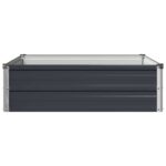 vidaXL Vyvýšený záhon Antracitová 100 x 80 x 24 cm – Obrázok 4