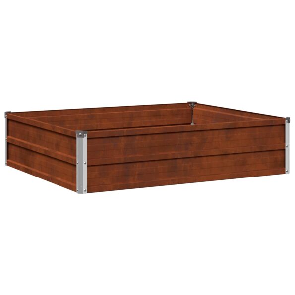 vidaXL Vyvýšený záhon Hrdzavý 100 x 80 x 24 cm corton – Obrázok 2