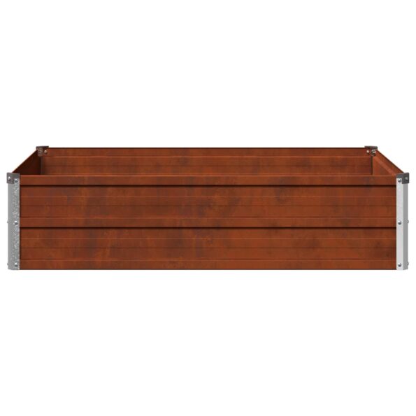 vidaXL Vyvýšený záhon Hrdzavý 100 x 80 x 24 cm corton – Obrázok 4