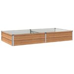 vidaXL Vyvýšený záhon Drevo hnedé 160 x 80 x 24 cm – Obrázok 2