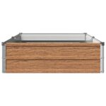 vidaXL Vyvýšený záhon Drevo hnedé 160 x 80 x 24 cm – Obrázok 4