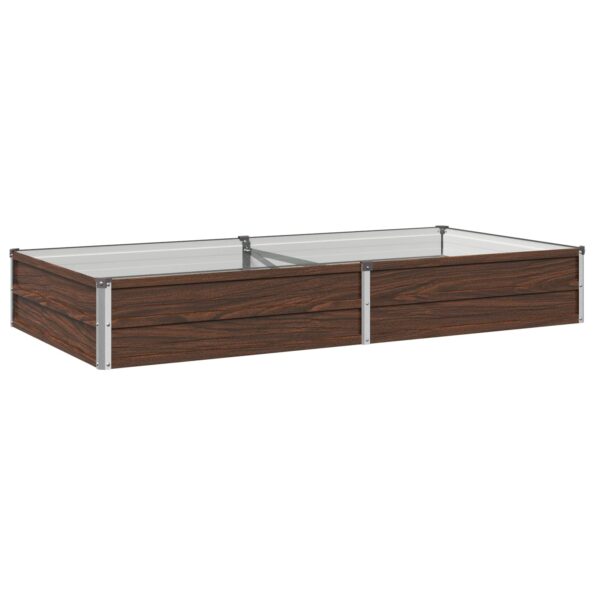 vidaXL Vyvýšený záhon Čierna 160 x 80 x 24 cm studené valcovaná oceľ – Obrázok 2