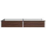 vidaXL Vyvýšený záhon Čierna 160 x 80 x 24 cm studené valcovaná oceľ – Obrázok 3