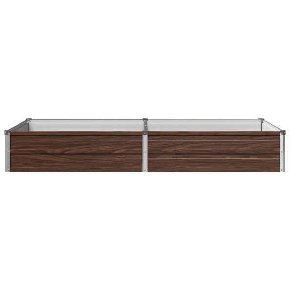 vidaXL Vyvýšený záhon Čierna 160 x 80 x 24 cm studené valcovaná oceľ – Obrázok 3