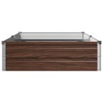 vidaXL Vyvýšený záhon Čierna 160 x 80 x 24 cm studené valcovaná oceľ – Obrázok 4