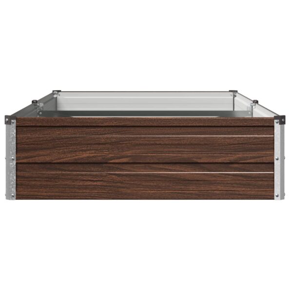 vidaXL Vyvýšený záhon Čierna 160 x 80 x 24 cm studené valcovaná oceľ – Obrázok 4