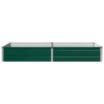vidaXL Vyvýšený záhon Zelená 160 x 80 x 24 cm studené valcované oceľ – Obrázok 3