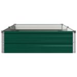 vidaXL Vyvýšený záhon Zelená 160 x 80 x 24 cm studené valcované oceľ – Obrázok 4