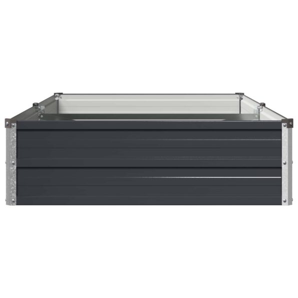 vidaXL Vyvýšený záhon Antracitová 160 x 80 x 24 cm – Obrázok 4