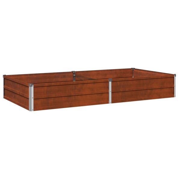 vidaXL Vyvýšený záhon Hrdzavý 160 x 80 x 24 cm corton – Obrázok 2
