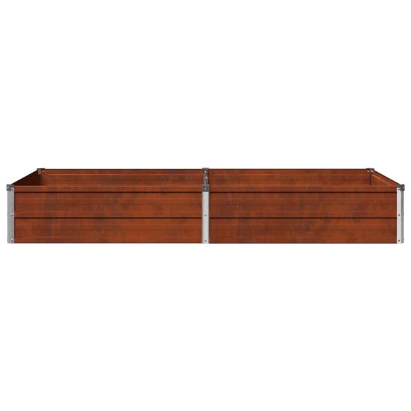 vidaXL Vyvýšený záhon Hrdzavý 160 x 80 x 24 cm corton – Obrázok 4