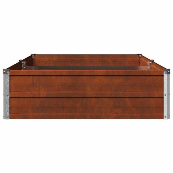 vidaXL Vyvýšený záhon Hrdzavý 160 x 80 x 24 cm corton – Obrázok 5