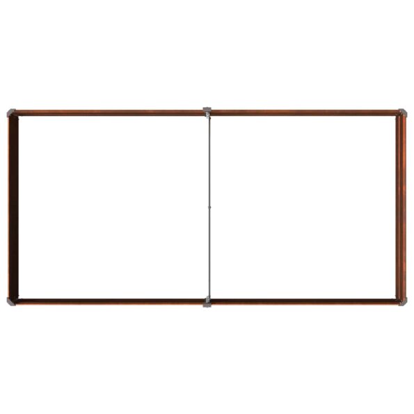 vidaXL Vyvýšený záhon Hrdzavý 160 x 80 x 24 cm corton – Obrázok 6