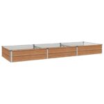 vidaXL Vyvýšený záhon Drevo hnedé 240 x 80 x 24 cm – Obrázok 2