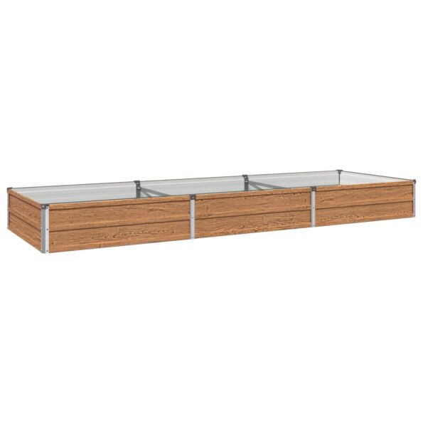 vidaXL Vyvýšený záhon Drevo hnedé 240 x 80 x 24 cm – Obrázok 2