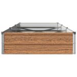 vidaXL Vyvýšený záhon Drevo hnedé 240 x 80 x 24 cm – Obrázok 4