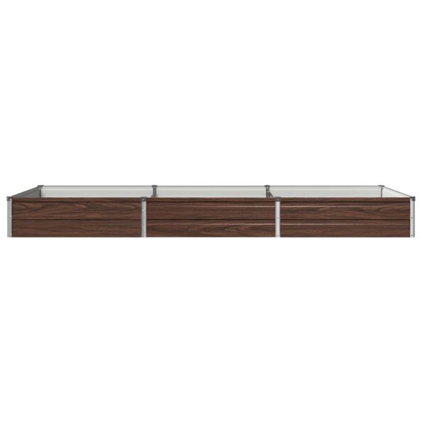 vidaXL Vyvýšený záhon Čierna 240 x 80 x 24 cm studené valcovaná oceľ – Obrázok 3